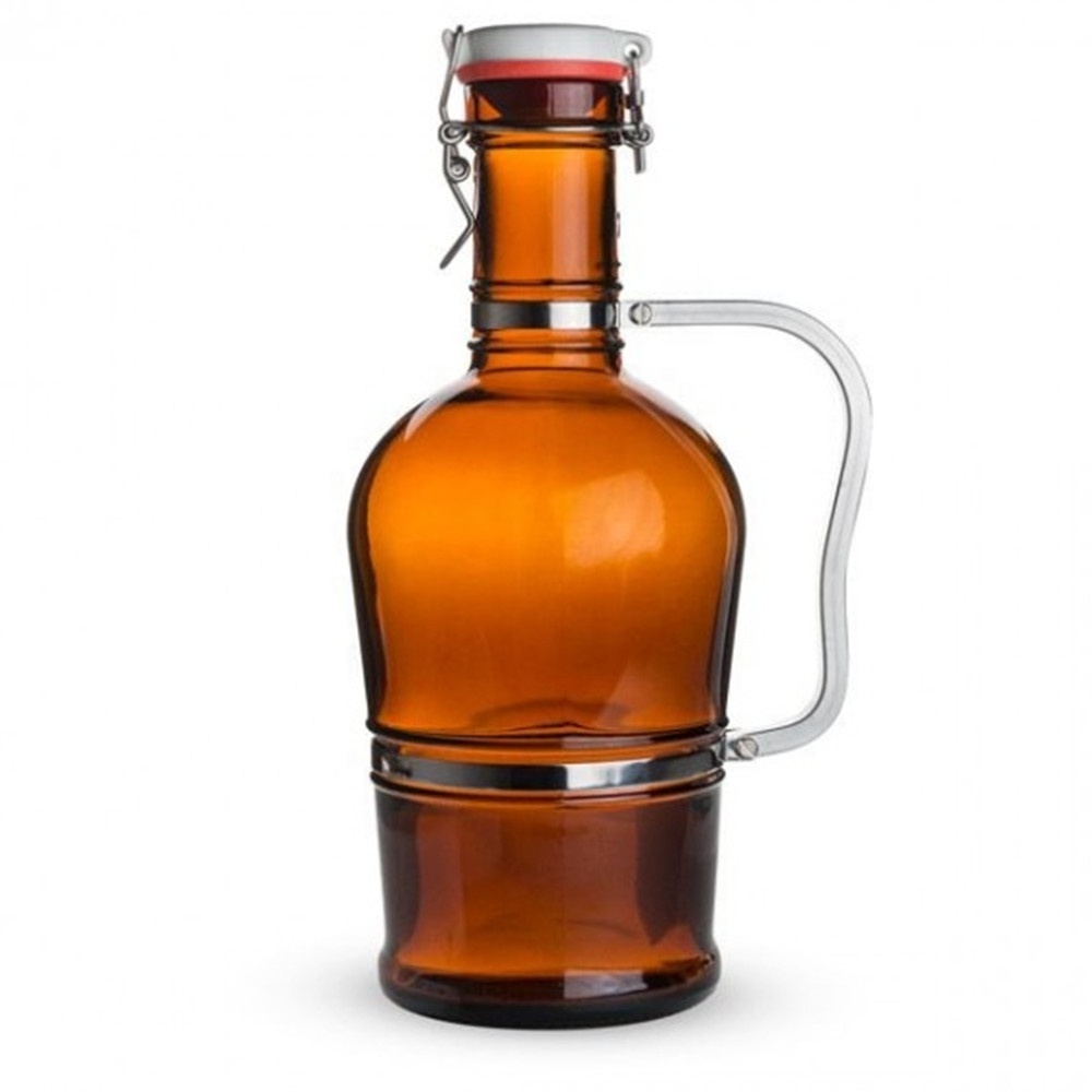 2L Swing Top Amber Beer Growler