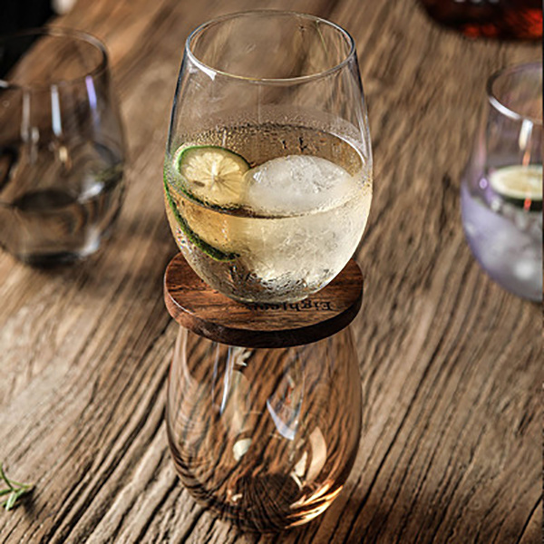 400ml/13.5oz Custom Clear Stemless Wine Tumbler Glasses