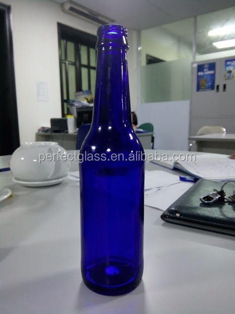 1000ml swing top cobalt blue glass bottle