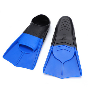 JSJM Adult 3 Colors Silicone Swimming Fins Diving Fins Aletas De Silicone Swim Short Fins Silicone