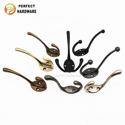 Hot Selling Furniture wall mount hanger Hardware zinc alloy Coat Hat Hook Furniture Clothes Hook