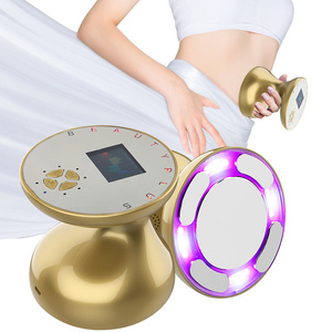 BEPERFECT Portable handheld ultrasonic LED galvanic current face personal care salon RF beauty device