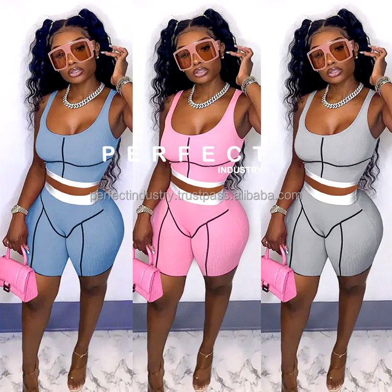 2024 Summer Half High Neck Bodycon One Piece Short Jumpsuit For Woman Cotton Knitted Bodysuits for Women with custom logo BestSuppliers