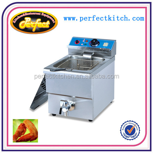 8L Stainless Steel Electric fish Fryer / Double Tanks chips Fryer