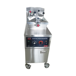 Fast Food Restaurant Electric Pressure Deep Fryer Broaster Chicken Pressure Fryer with Oil Filter