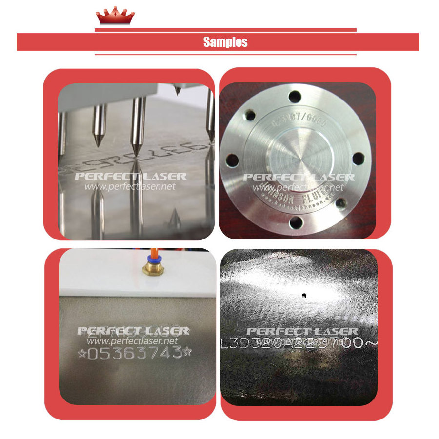 Perfect Laser Portable Metal Nameplate Engraver Sign Letters Serial VIN Number Date Pneumatic Dot Peen Marking Machine For Brass