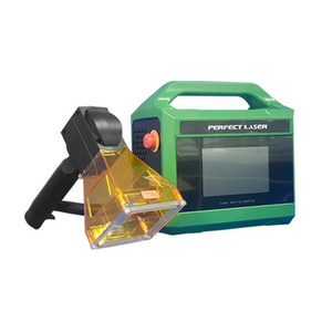 Perfect Laser - With Acrylic Shield Portable Mini JPT Fiber Laser Logo Printing 30W Metal Laser Marking Machine