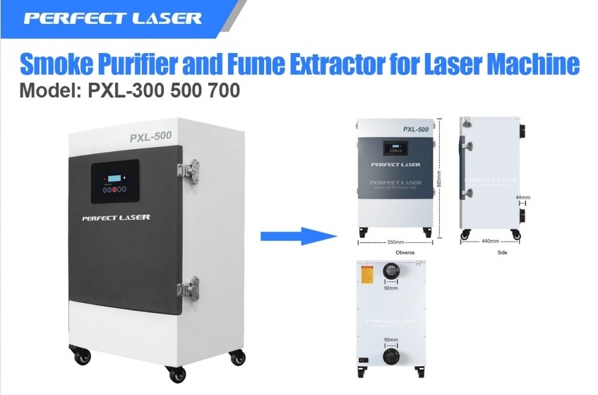 Perfect Laser - Air Purifier / Smoke Extractor Dust Collector Vacuum Machine For Laser Machine