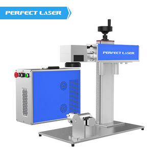 Perfect Laser Logo Maker Marking 30w Fiber Laser Machine With Computer