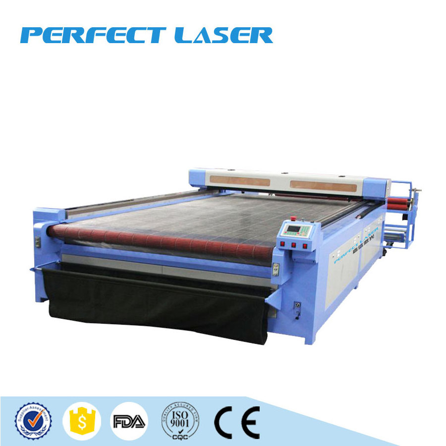 1318 CE ISO Approved Auto Feeding CNC Textile Laser Cutting Machine For Fabric Cloth Leather Co2