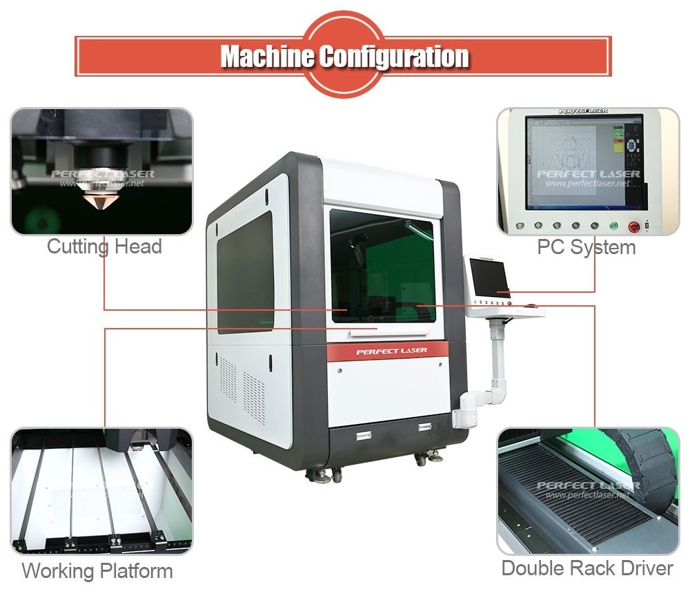 Perfect Laser-500Watt 1000W small CNC Scale Carbon Steel sheet Fiber Laser Cutting cutter Machine price For Metal aluminum