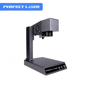 Perfect Laser-Economic 10W Dual Red Light Positioning Mini Portable Desktop Precision Metal Acrylic Laser Maker Marking Machine