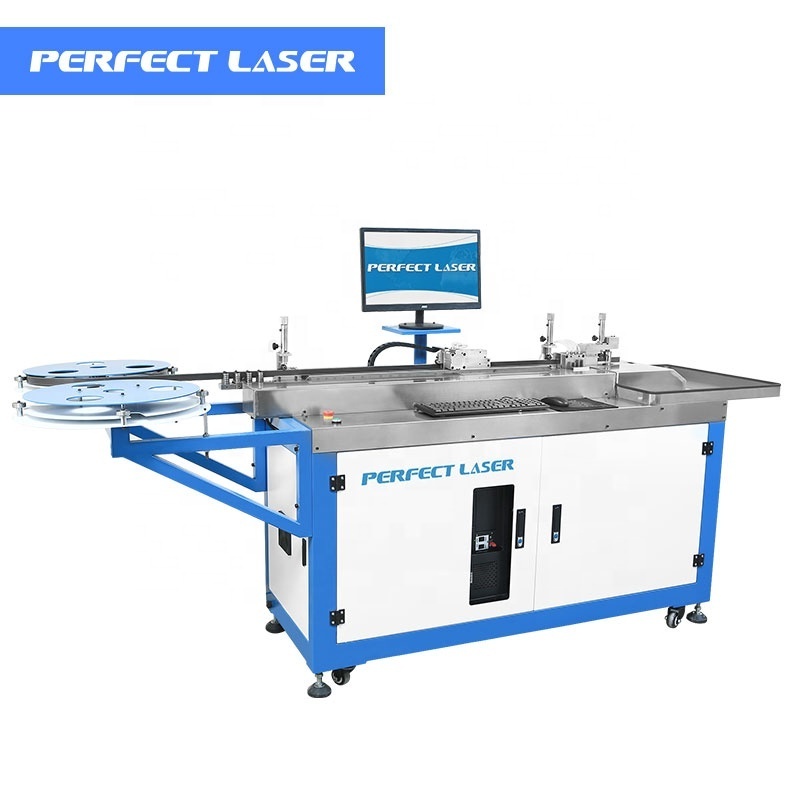 Perfect Laser-Automatic steel rule die thin sheet metal blade color box cigarette case button panel bender bending machine price