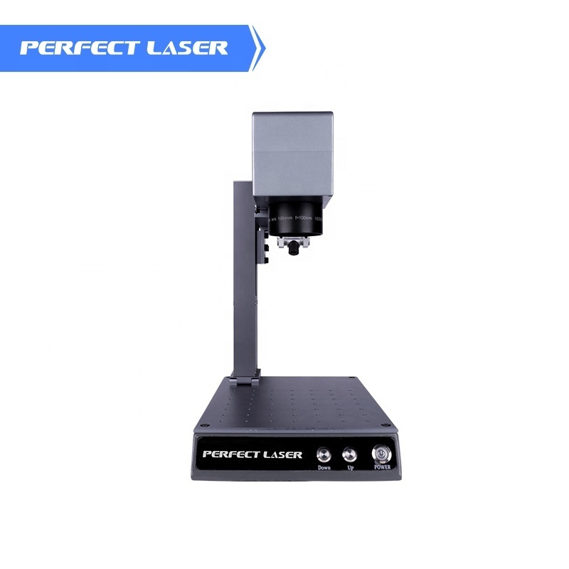 Perfect Laser-Economic 10W Dual Red Light Positioning Mini Portable Desktop Precision Metal Acrylic Laser Maker Marking Machine