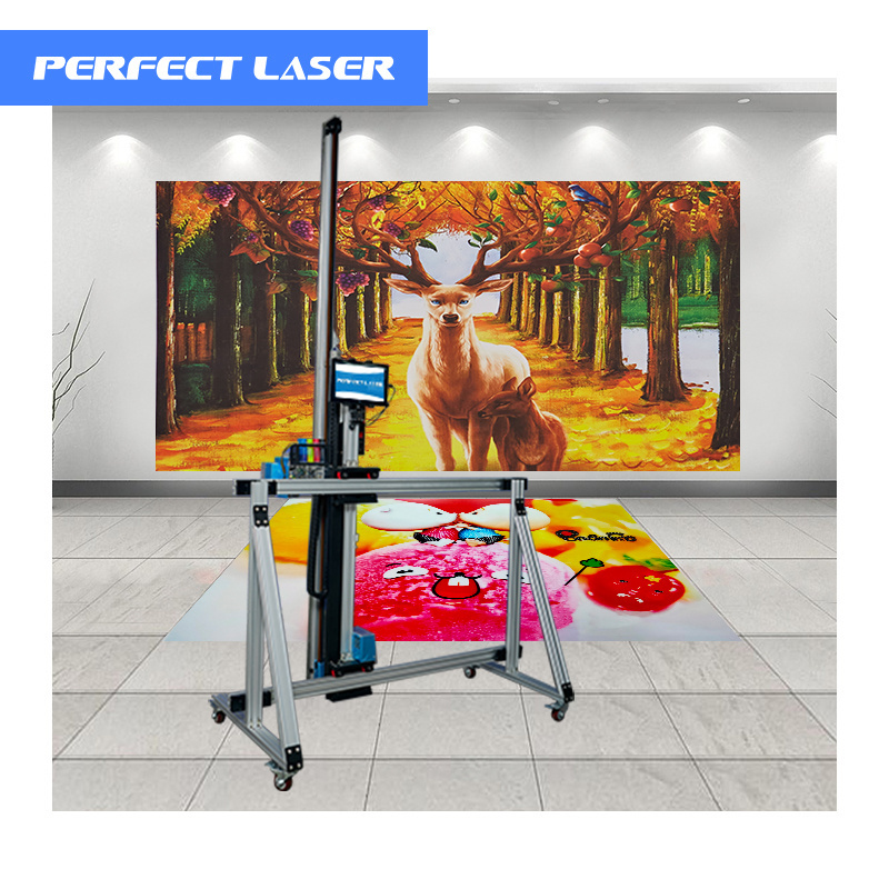 Perfect Laser-2021 Hot Selling 5D Vertical Printing Outdoor UV Wall And Floor All-In-One Printer