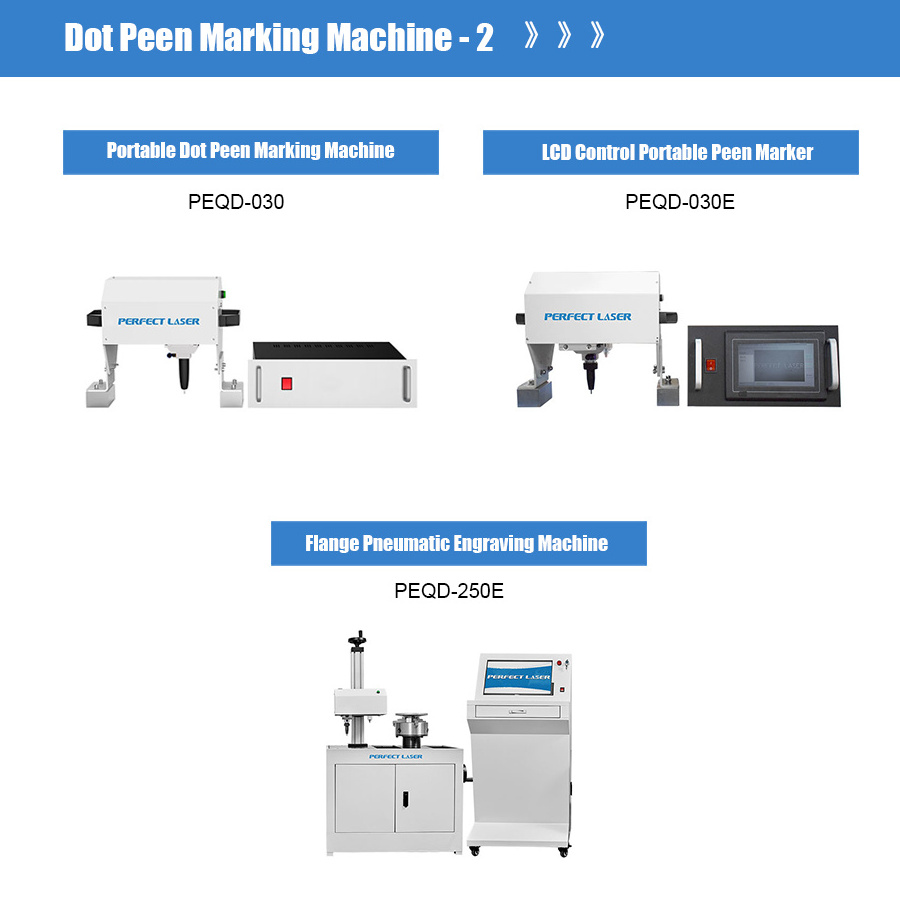 Perfect Laser- Vehicle Car Chassis Number small portable dot peen marking machine/pneumatic nameplate engraving machine