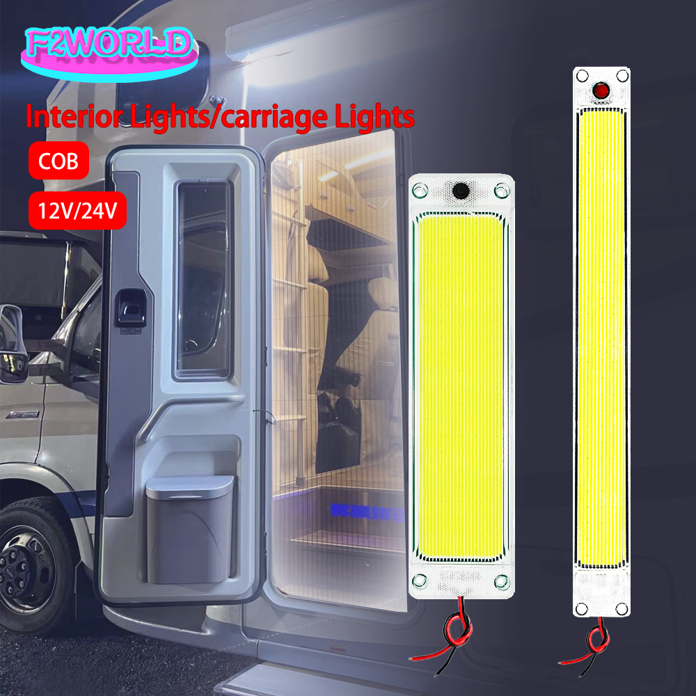 Universal 12-24V 16W COB Truck LED Car Dome Indoor Interior Light Reading Panel Bulb Roof Ceiling Work Lamp Boat Waterproof