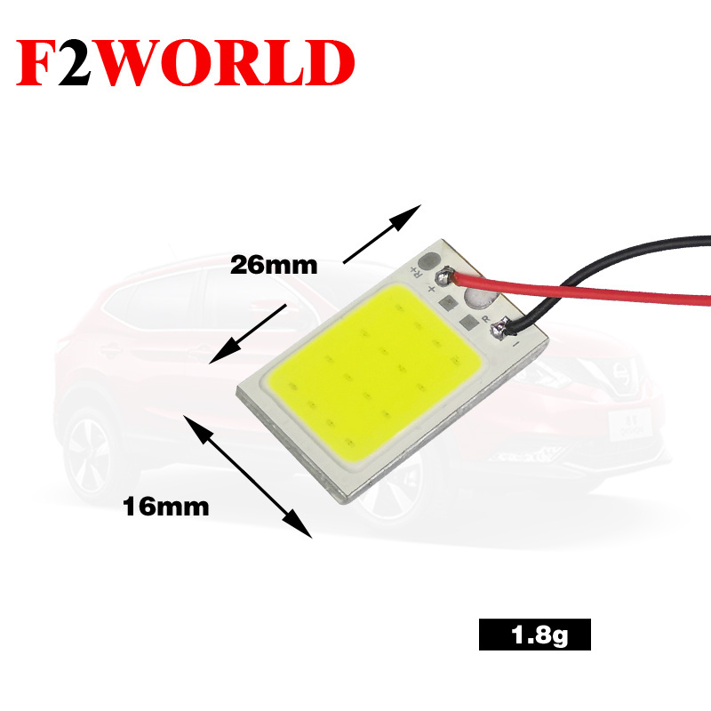 T10 Car Light COB 16SMD Car LED Vehicle Panel Lamp Auto Interior Reading Lights Bulb Light Car Accessories For Auto Product