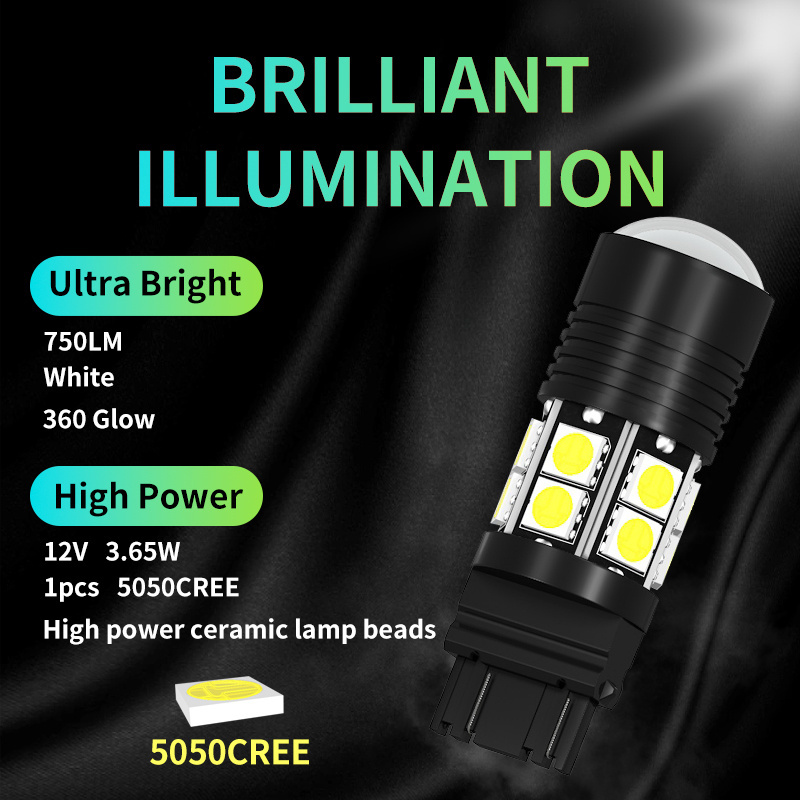 3157  LED Bulbs Xenon White Ultra Bright 13SMD LED Replacement For Brake Tail Turn Signal Parking Running Lights