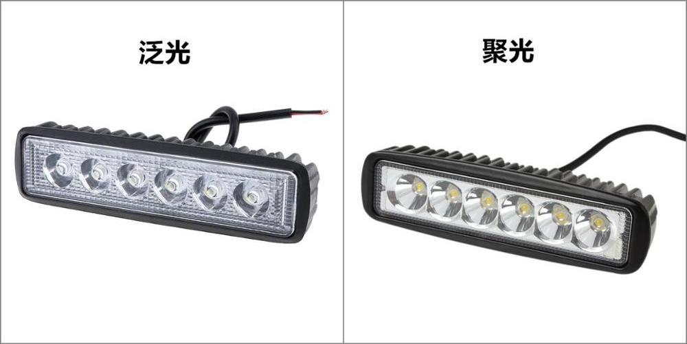 Perfect LED High Power Work light 6smd 18W spot flood lamp led light bar for SUV AUTO led work light