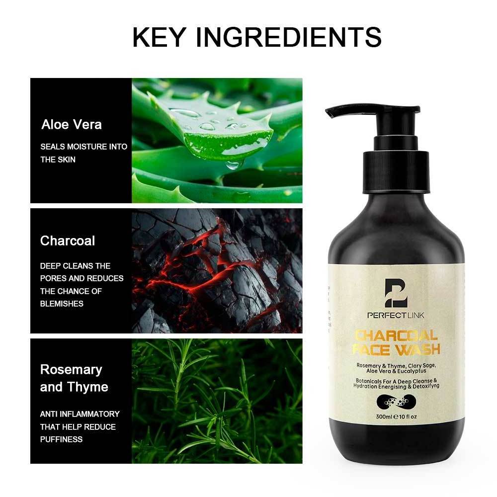 Private Label Organic Vegan Korean Face Cleanser Anti Acne Mens Skin Care Face Deep Cleansing Face Wash