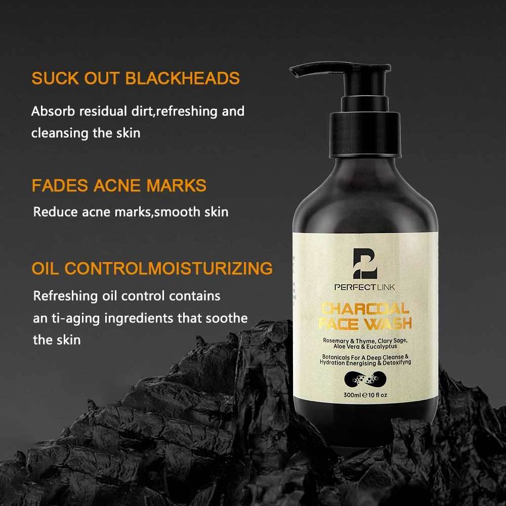 Private Label Organic Vegan Korean Face Cleanser Anti Acne Mens Skin Care Face Deep Cleansing Face Wash