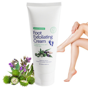 Private Label Moisturizing foot Scrub Feet Whitening Cream Tender Peeling Foot Care Exfoliating Foot Cream