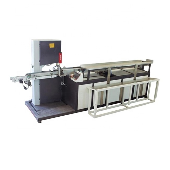 2022 CE dual-usage automatic band saw cutting machine converting tissue paper into kitchen toilet paper rolls