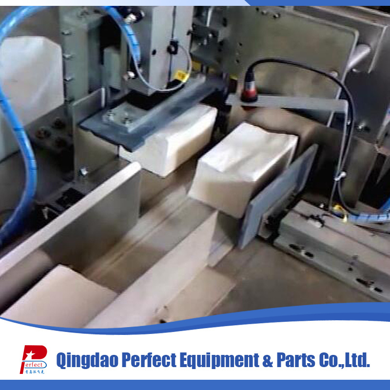 Semi-auto paper napkin tissue facial tissue packing machine