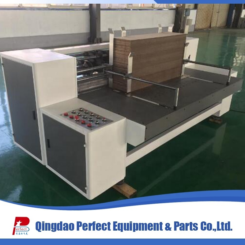 China India carton machine manufacturer Express mini packing rigid boxes making auto corrugated cardboard slotting machine