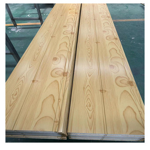 Outdoor Waterproof Polyurethane Faux Wood Grain Exterior Decorative Cladding Wall Insulated Metal Panels