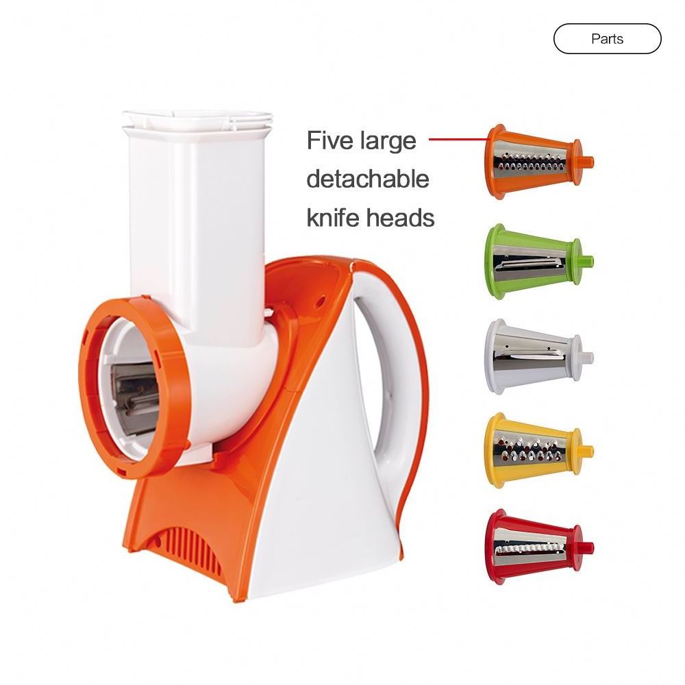 Electric Cheese Grater Multifunction Papaya Table Multipurpose 5In1 Chopped Hand Salad Makers