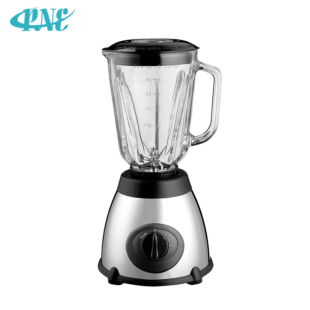 Y66 500W Electric Knob Switch Fruit Food Blender With Glass Jars Grinder