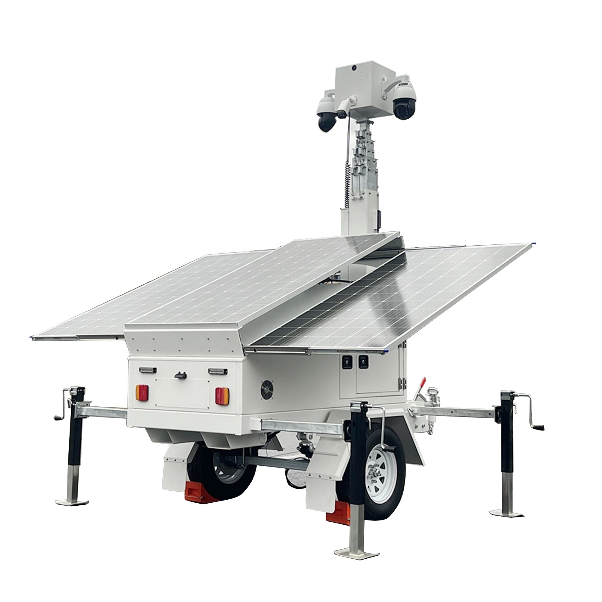 Mobile CCTV Trailer for Surveillance