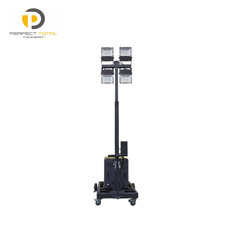 Mini Portable Construction Mobile Diesel led Light Tower