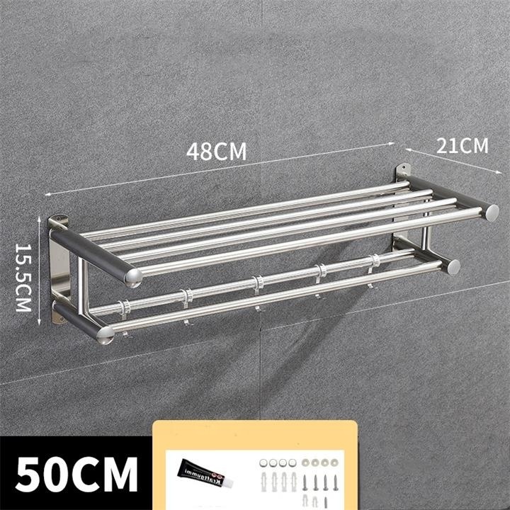 Hot Sale Wall Mounted Stainless Steel Bathroom Towel Rack