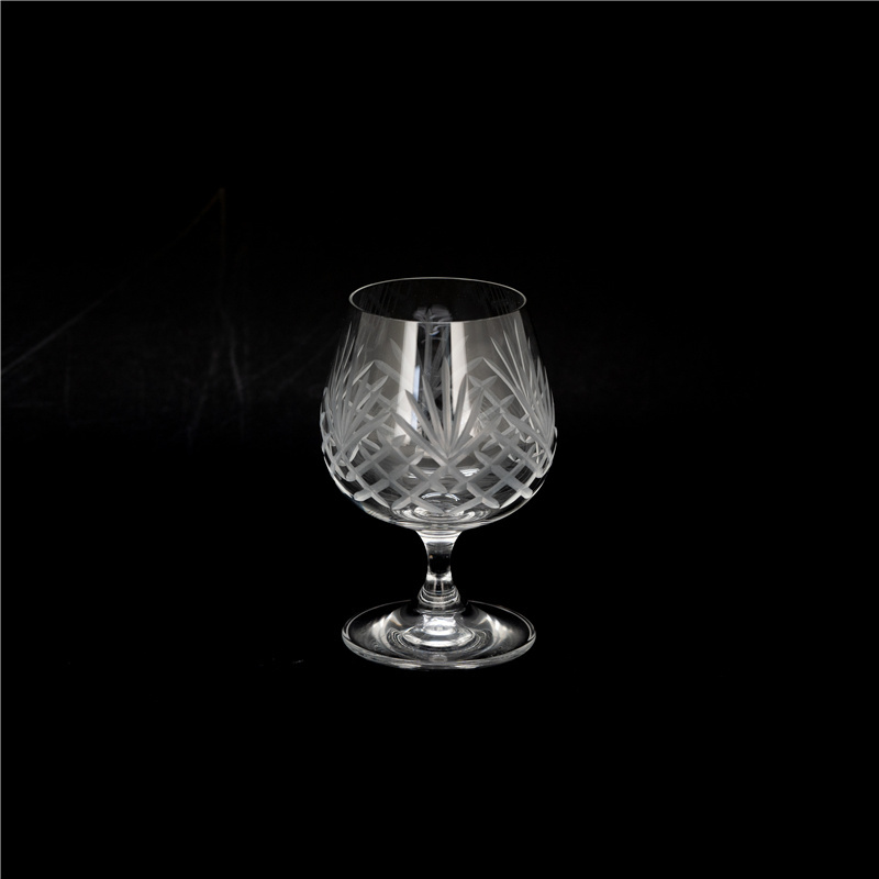 Wholesale Classic Handmade Engraved Brandy Snifter Cognac Wine Glass Cup