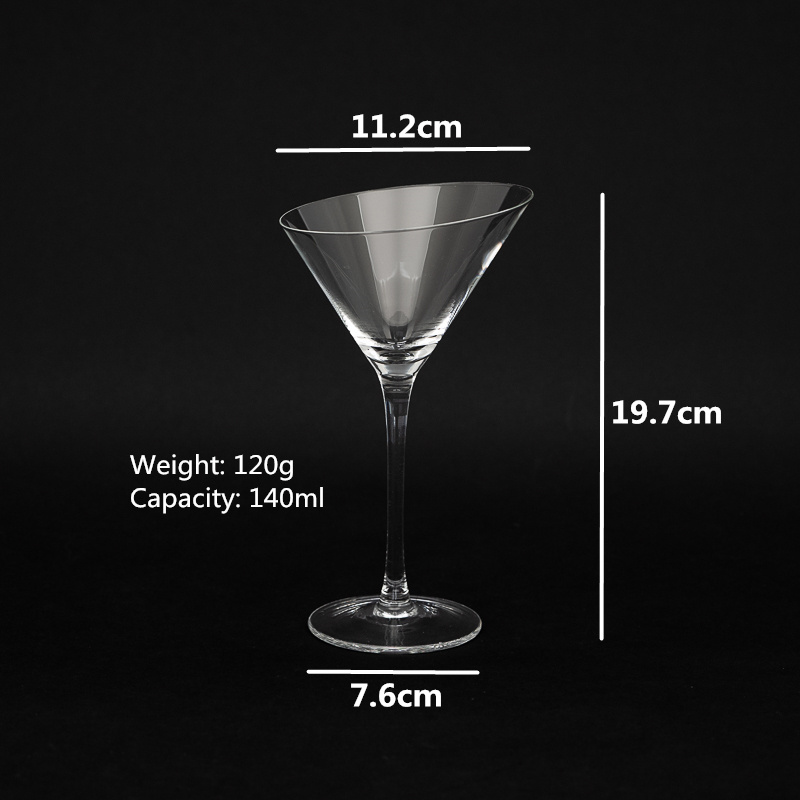 wholesale wine glasses custom novelty round stemmed drinking cocktail glass