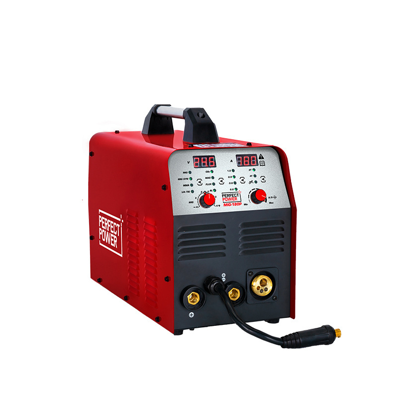 5 in 1 MMA TIG MAG MIG Welder 180 AMP IGBT Aluminum CO2 NO GAS Inverter Welding Machine Aluminium Welding Machine