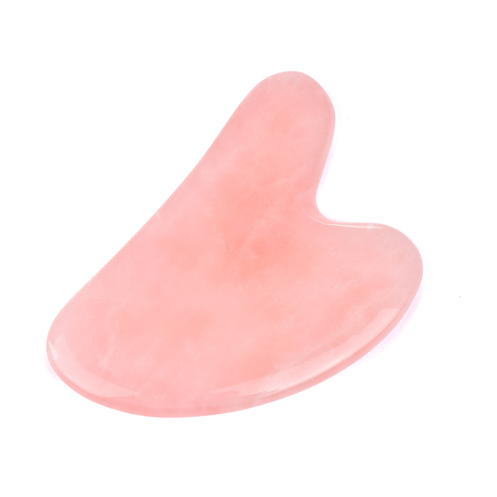 Wholesale Hot Selling New Gua Sha Board,Pink Body Massager Stone Rose Jade Guasha