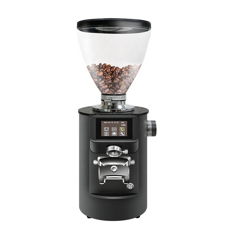 83mm titanium flat burr  commercial coffee grinder electric digital control coffee bean grinders for espresso