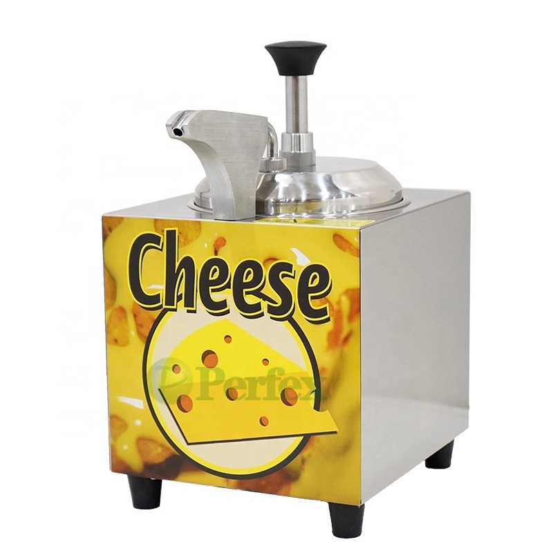 Commercial measured sauce pump counter top Stainless Steel warmer Cheese dispenser CW-1S