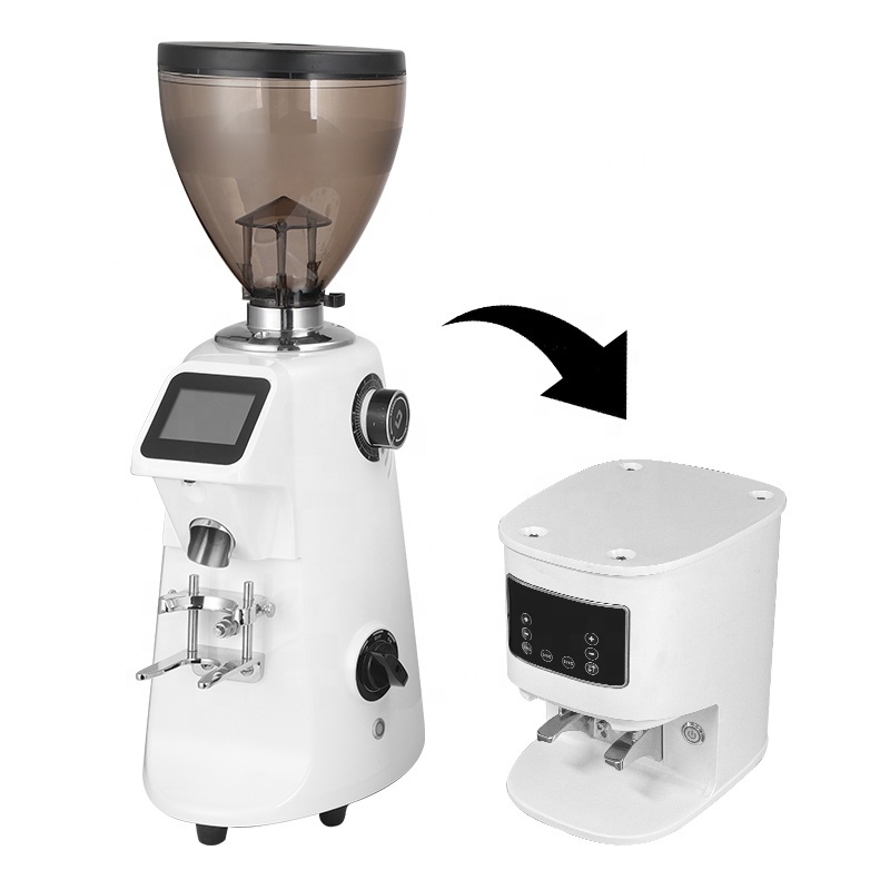 Coffee grinder tamper station electric auto coffee tamper machine espresso coffee tamping machine factory wholesale supplier