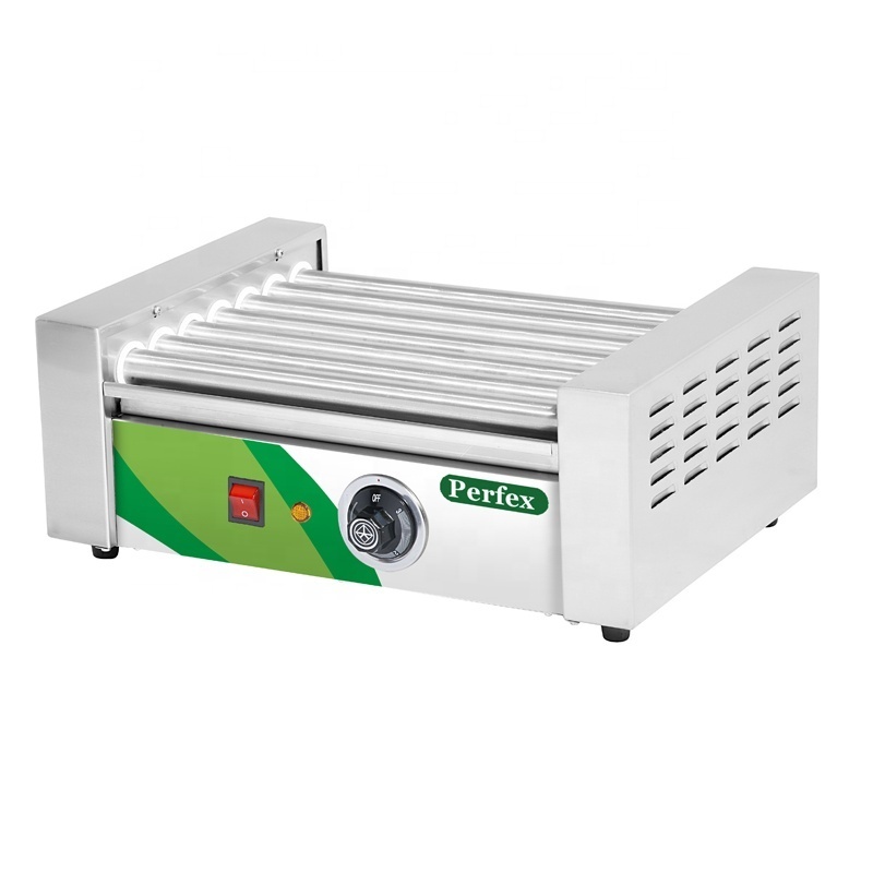 HDW-2 hot dog sausage roller grill steamer warmer machine Commercial Hot Dog and Bread Warmer Sausage Roller Grill