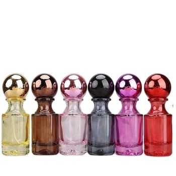 In stock 30ml round perfume bottles iridescent perfume spray bottle