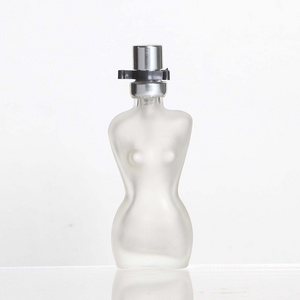 Sunrise 15ml women body shape frosted perfume glass bottle