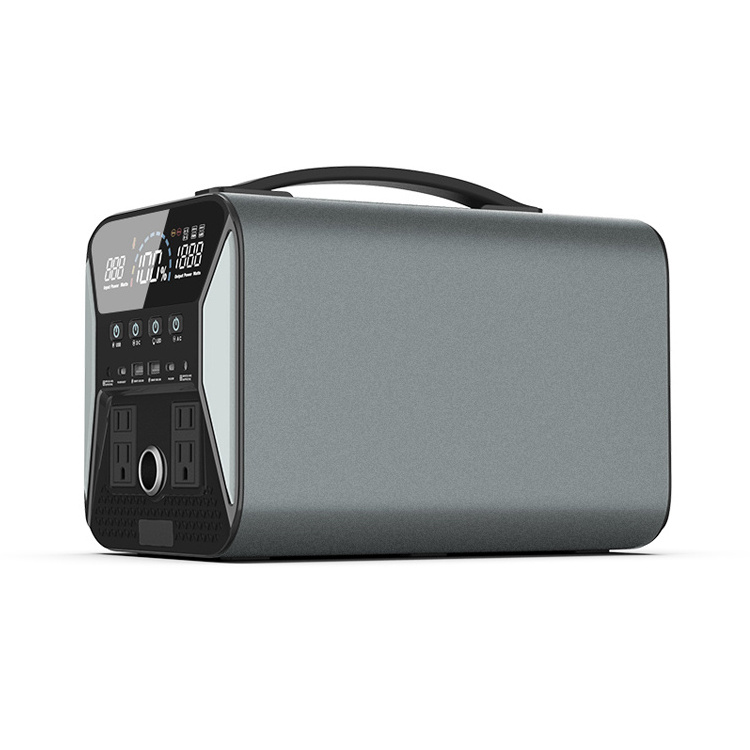 Portable Power Station 1000W with 280800mAh Energy Storage Battery Outdoor Solar Generator