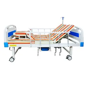 H-A32 multi-functional shampoo five cranks manual hospital nursing beds with potty-hole