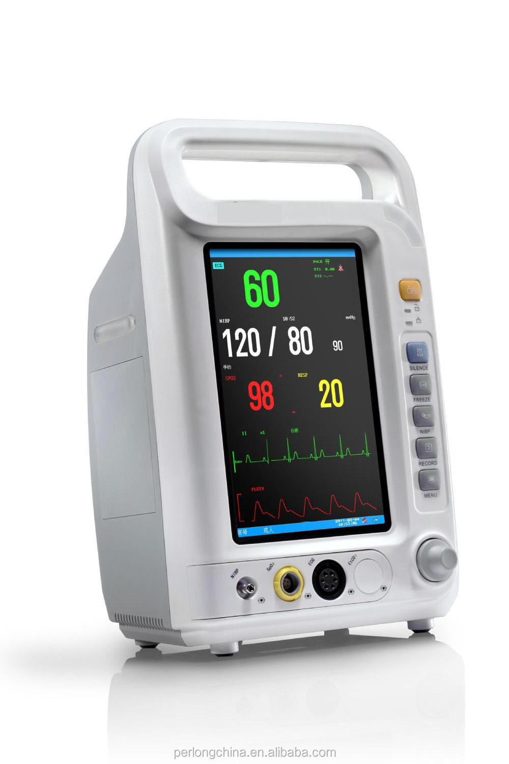 Hospital Medical Monitor Portable Monitor Multiparameter Patient Monitor PDJ-7880