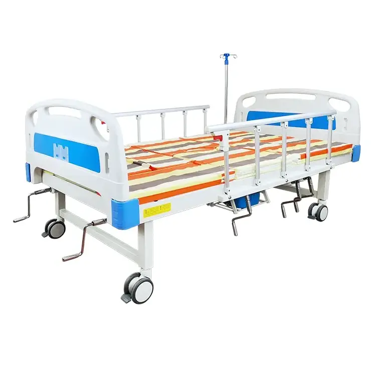 H-A32 multi-functional shampoo five cranks manual hospital nursing beds with potty-hole